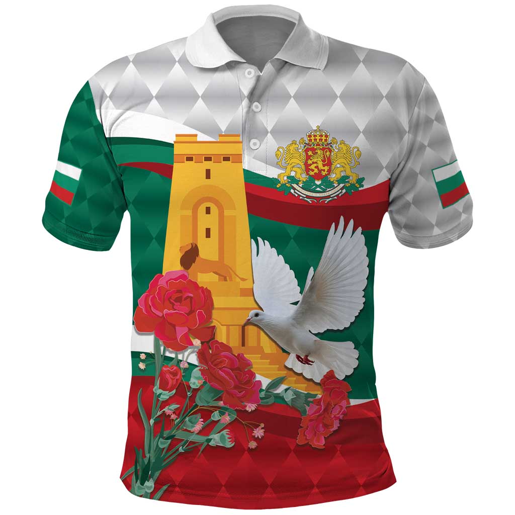 Bulgaria Liberation Personalized Polo Shirt Suedinenieto Pravi Silata LT9