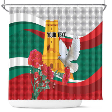 Bulgaria Liberation Personalized Shower Curtain Suedinenieto Pravi Silata LT9