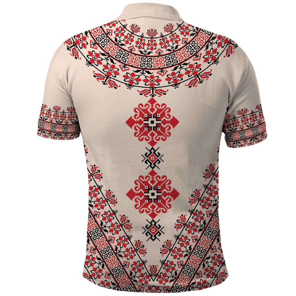 Baba Marta Day Martenitsa Polo Shirt Traditional Bulgarian Embroidery LT9