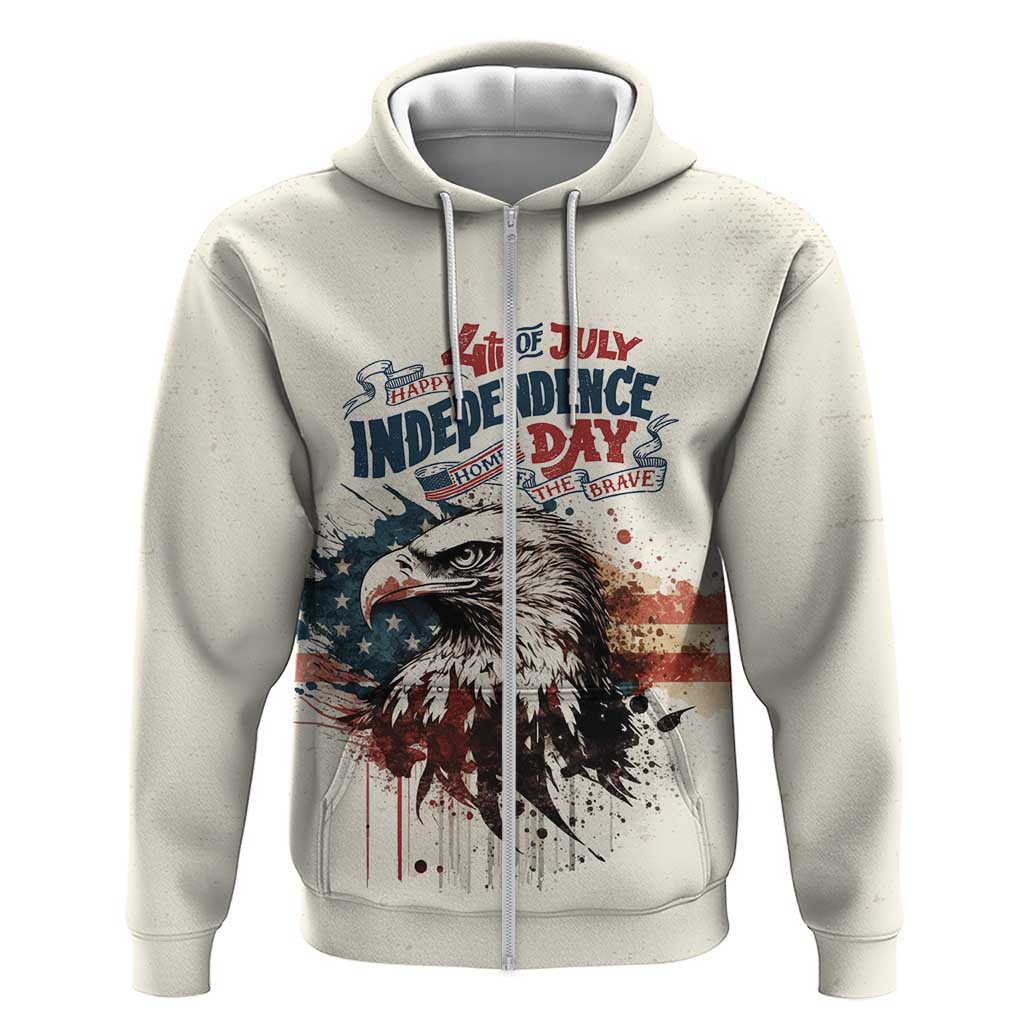 Happy Fourth of July Personalized Hoodie Bald Eagle USA Independence Day LT9