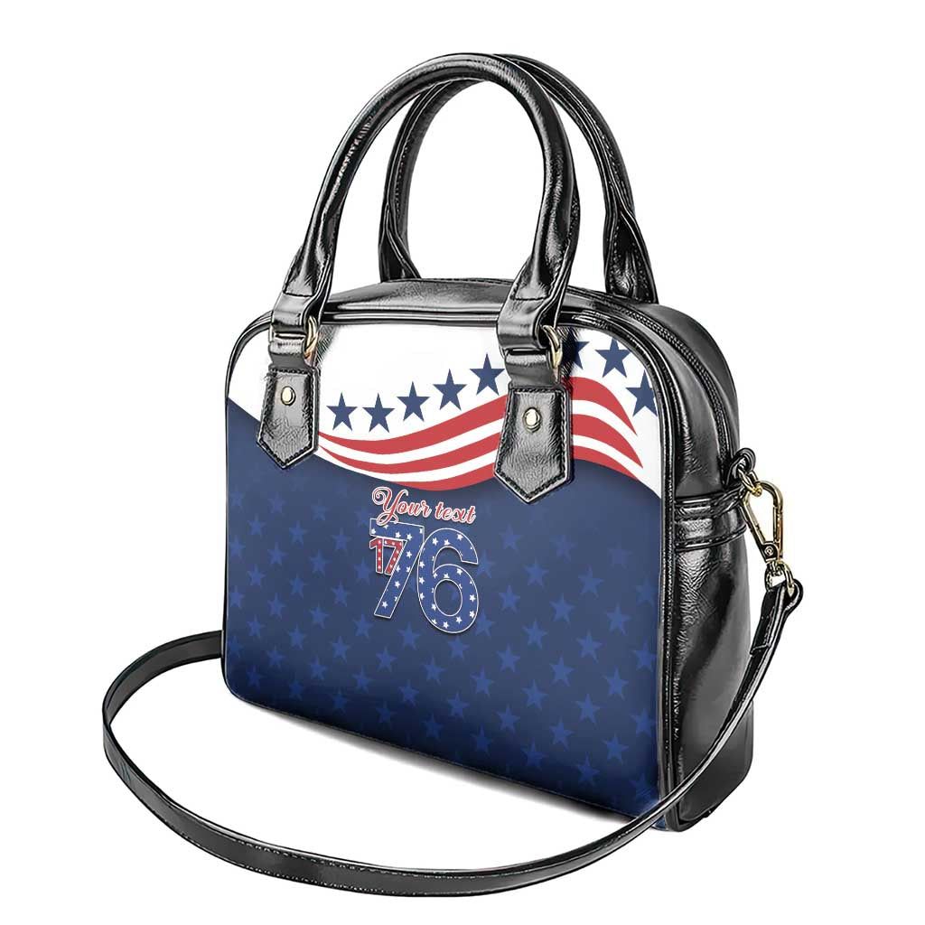 July 4th 1776 American Flag Vintage Personalized Shoulder Handbag USA Independence Day LT9