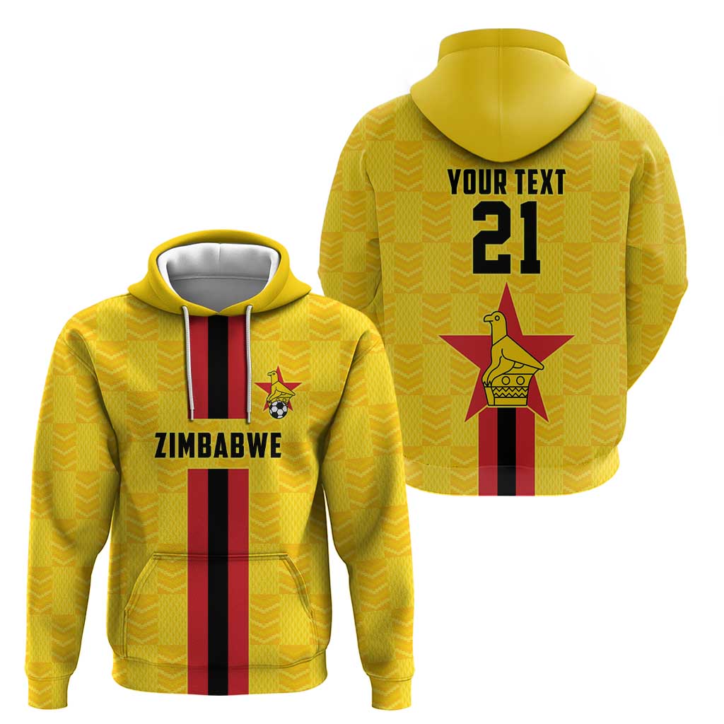 Zimbabwe Football Custom Hoodie The Warriors with Zimbabwe Bird LT9
