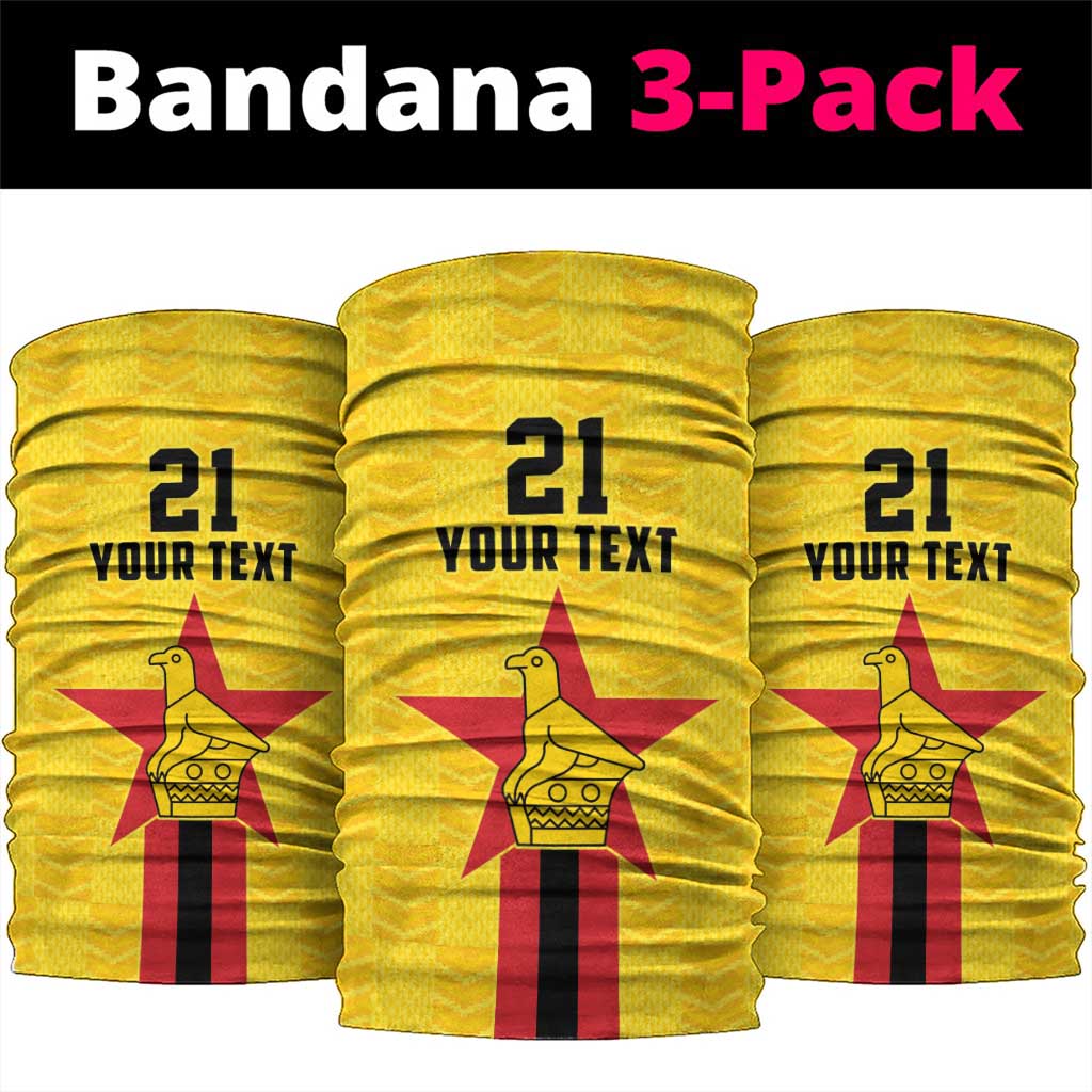 Zimbabwe Football Custom Neck Gaiter The Warriors with Zimbabwe Bird LT9