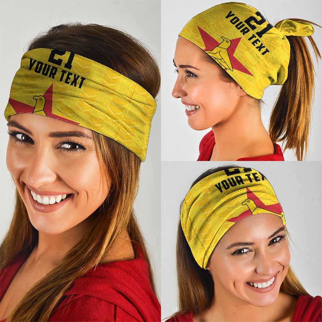 Zimbabwe Football Custom Neck Gaiter The Warriors with Zimbabwe Bird LT9