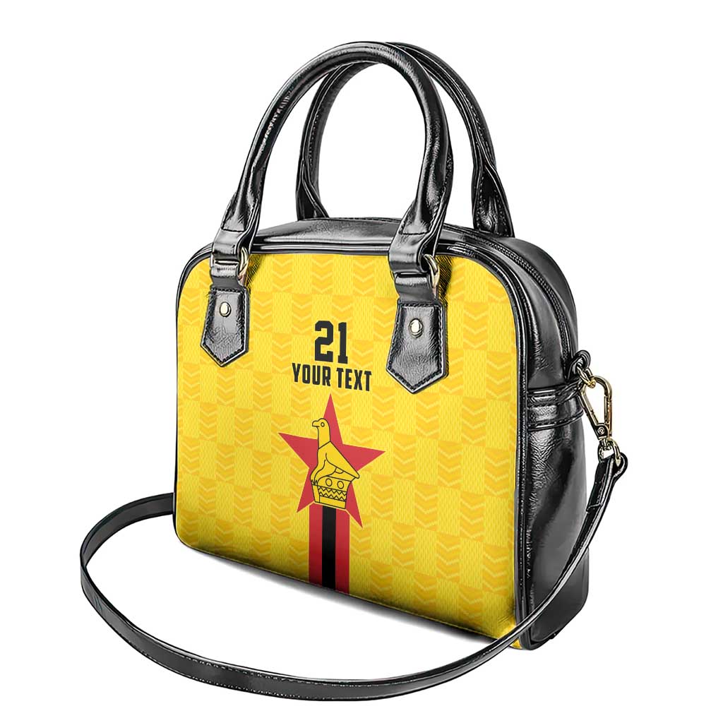 Zimbabwe Football Custom Shoulder Handbag The Warriors with Zimbabwe Bird LT9