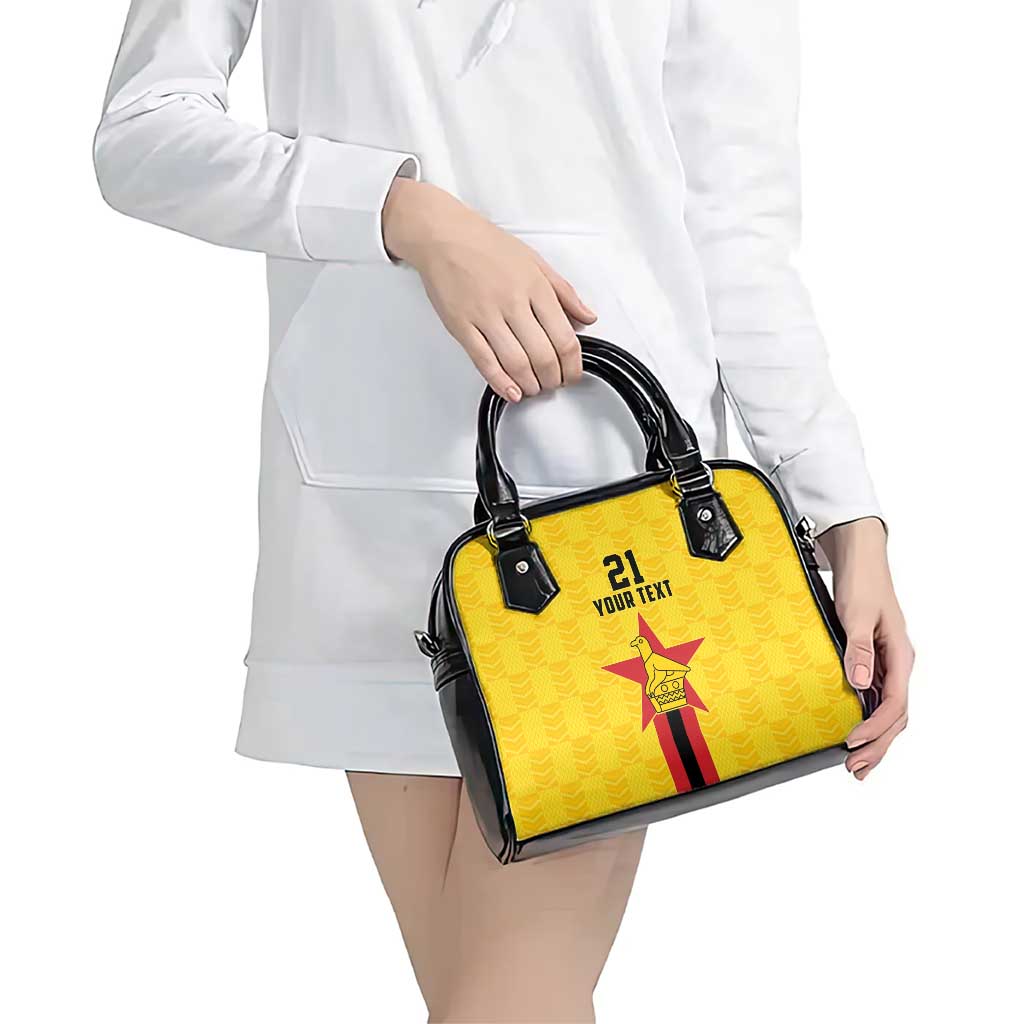 Zimbabwe Football Custom Shoulder Handbag The Warriors with Zimbabwe Bird LT9