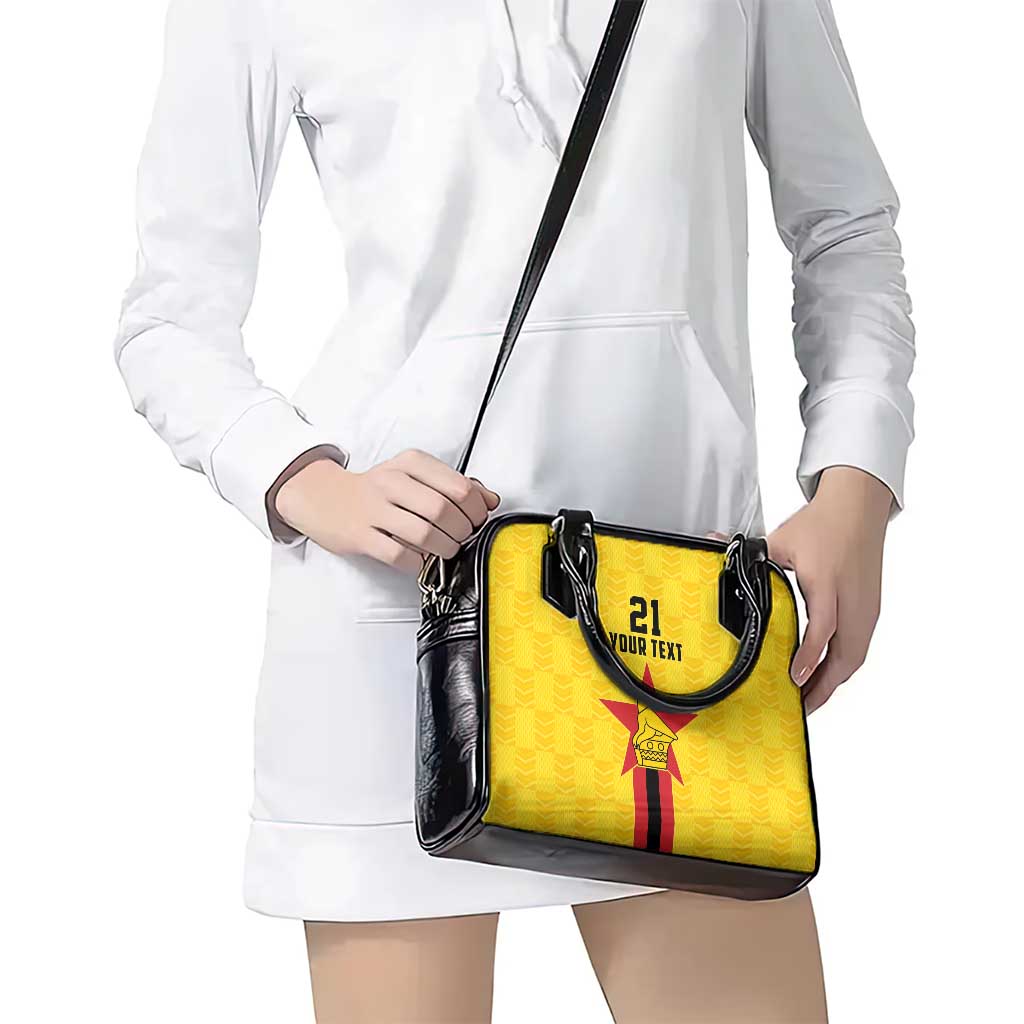 Zimbabwe Football Custom Shoulder Handbag The Warriors with Zimbabwe Bird LT9