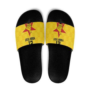 Zimbabwe Football Custom Slide Sandals The Warriors with Zimbabwe Bird LT9