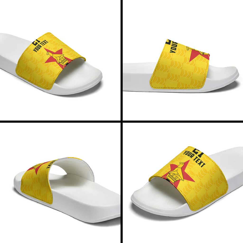 Zimbabwe Football Custom Slide Sandals The Warriors with Zimbabwe Bird LT9