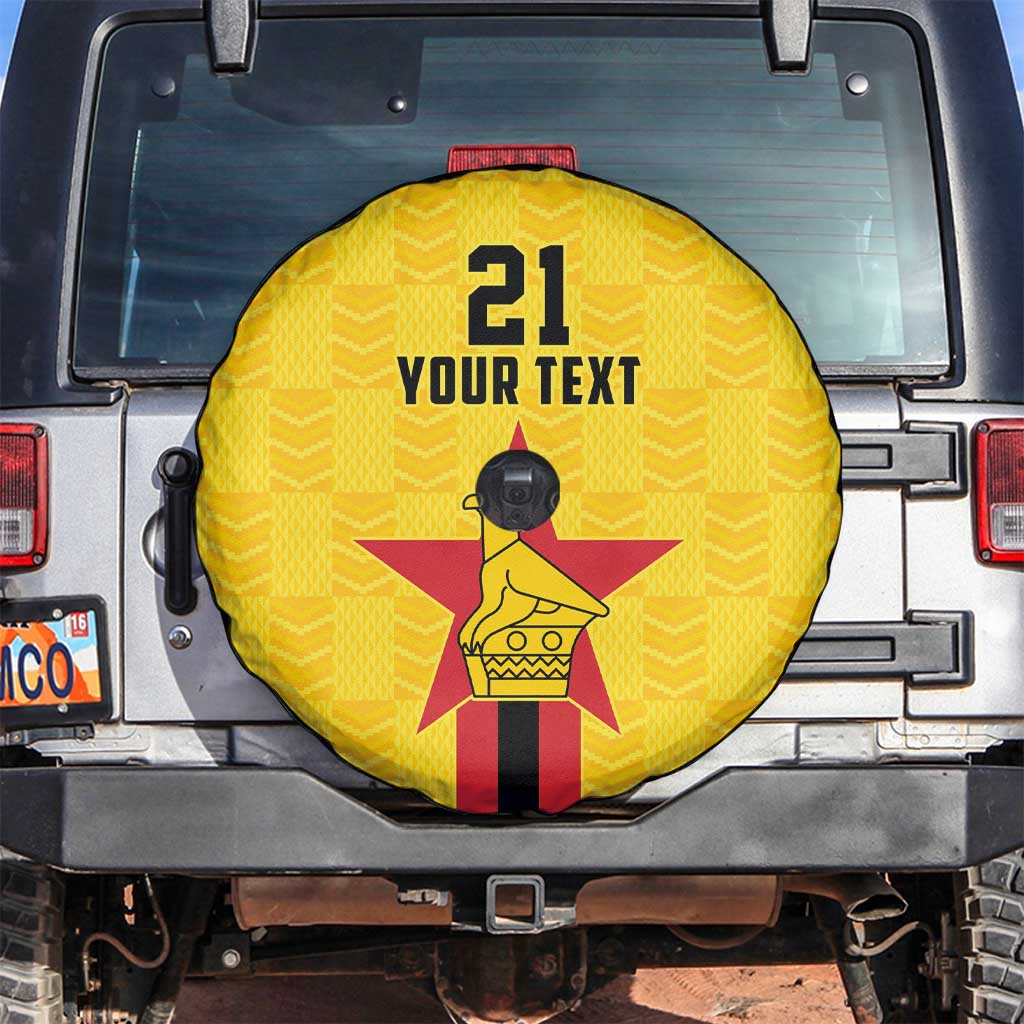 Zimbabwe Football Custom Spare Tire Cover The Warriors with Zimbabwe Bird LT9