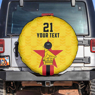 Zimbabwe Football Custom Spare Tire Cover The Warriors with Zimbabwe Bird LT9