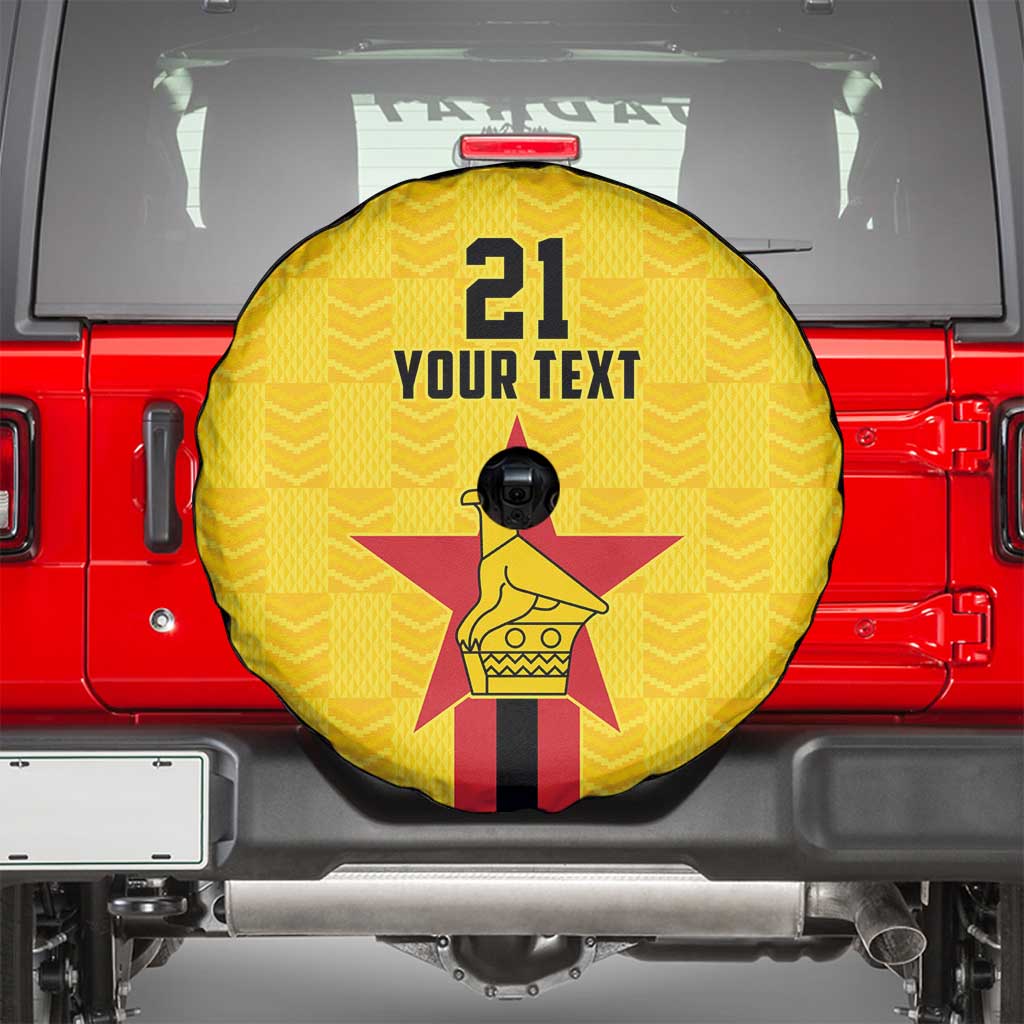 Zimbabwe Football Custom Spare Tire Cover The Warriors with Zimbabwe Bird LT9