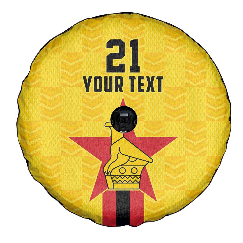 Zimbabwe Football Custom Spare Tire Cover The Warriors with Zimbabwe Bird LT9