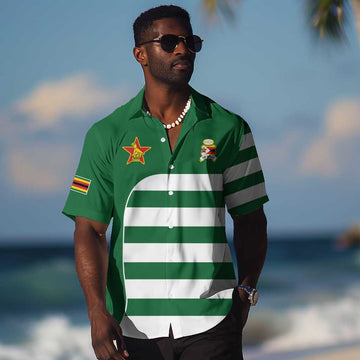 Zimbabwe Rugby History Champion Hawaiian Shirt One For The History Sables LT9