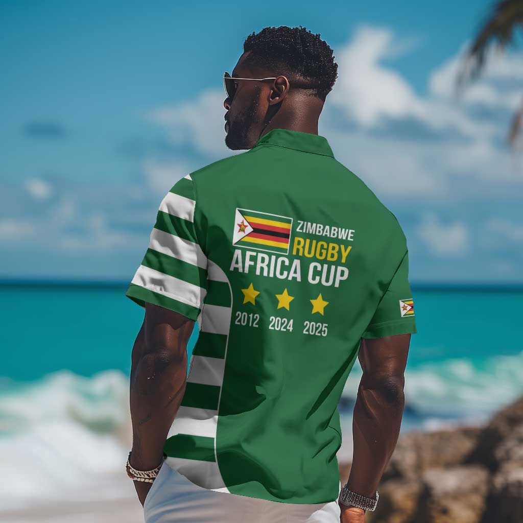 Zimbabwe Rugby History Champion Hawaiian Shirt One For The History Sables LT9