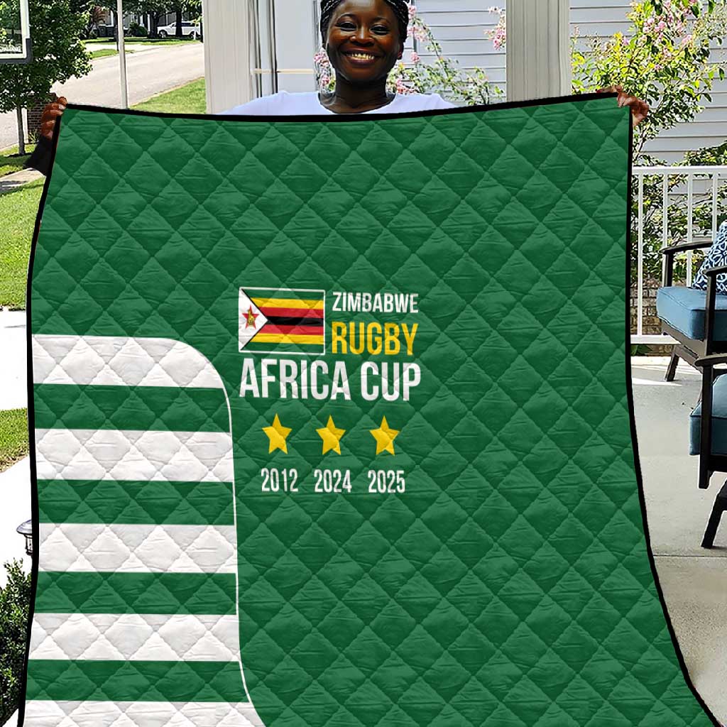 Zimbabwe Rugby History Champion Quilt One For The History Sables LT9