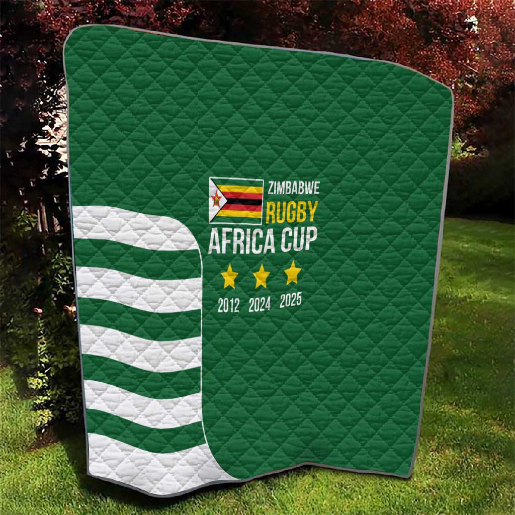 Zimbabwe Rugby History Champion Quilt One For The History Sables LT9