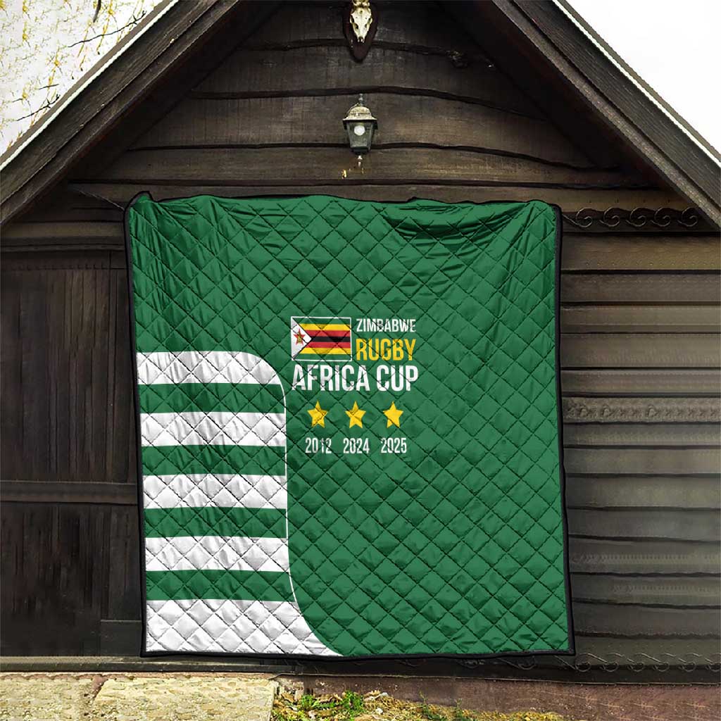 Zimbabwe Rugby History Champion Quilt One For The History Sables LT9