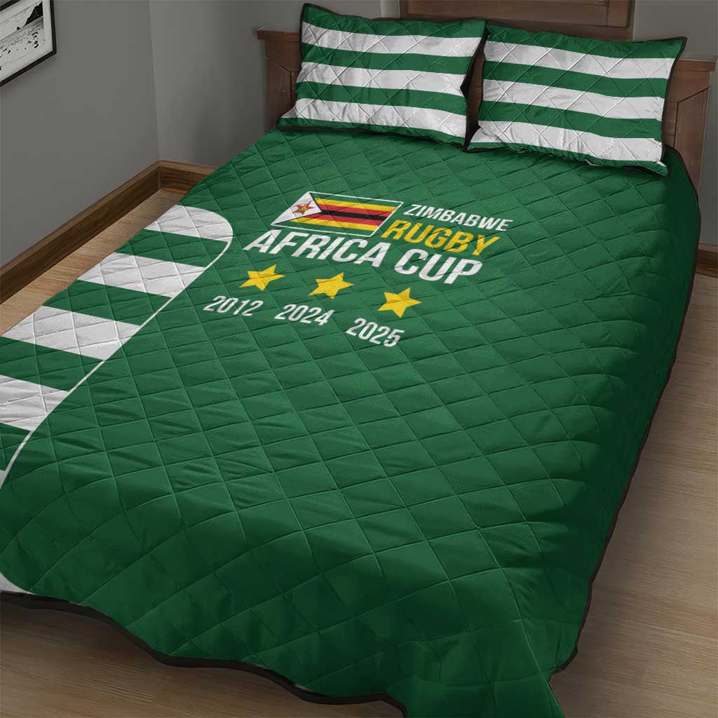 Zimbabwe Rugby History Champion Quilt Bed Set One For The History Sables LT9