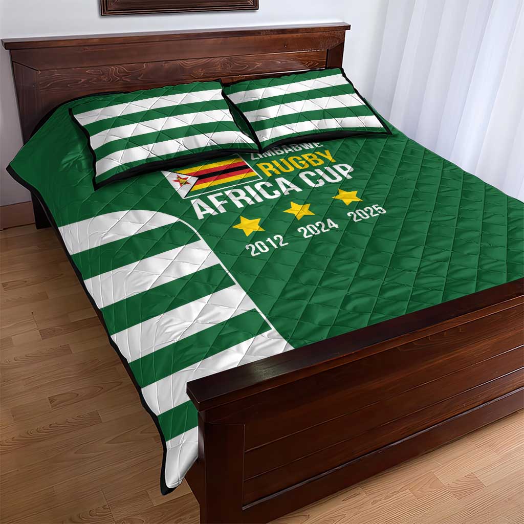 Zimbabwe Rugby History Champion Quilt Bed Set One For The History Sables LT9