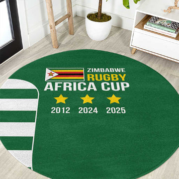 Zimbabwe Rugby History Champion Round Carpet One For The History Sables LT9