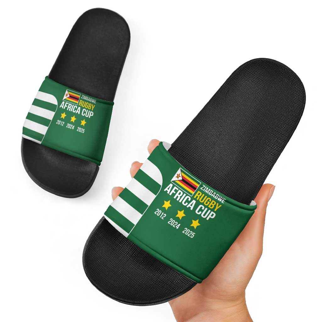 Zimbabwe Rugby Slide Sandals One For The History Sables LT9