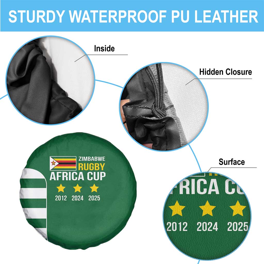 Zimbabwe Rugby Spare Tire Cover One For The History Sables LT9