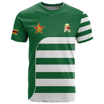 Zimbabwe Rugby History Champion T shirt One For The History Sables LT9