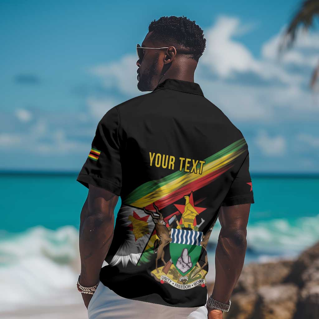 Zimbabwe Wings Flag Hawaiian Shirt Proudly Zimbabwean LT9