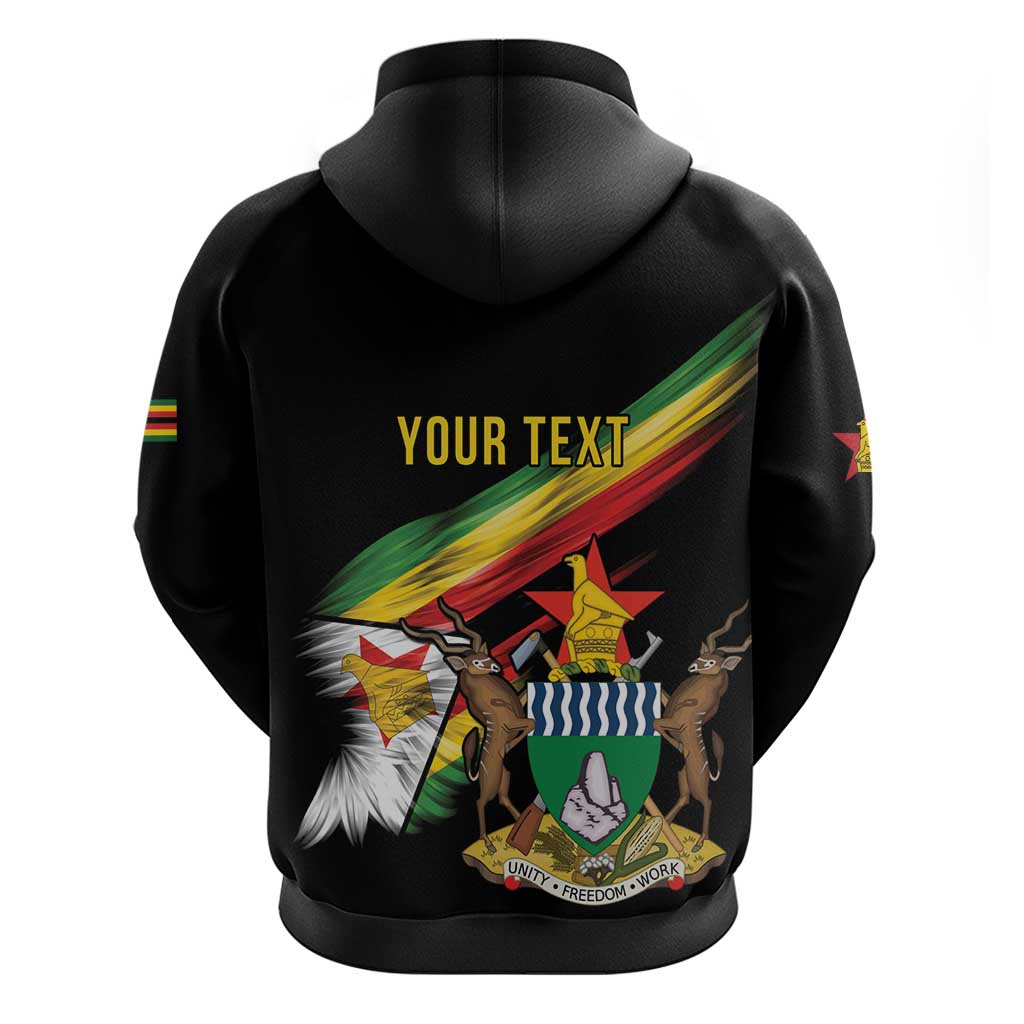Zimbabwe Wings Flag Hoodie Proudly Zimbabwean LT9