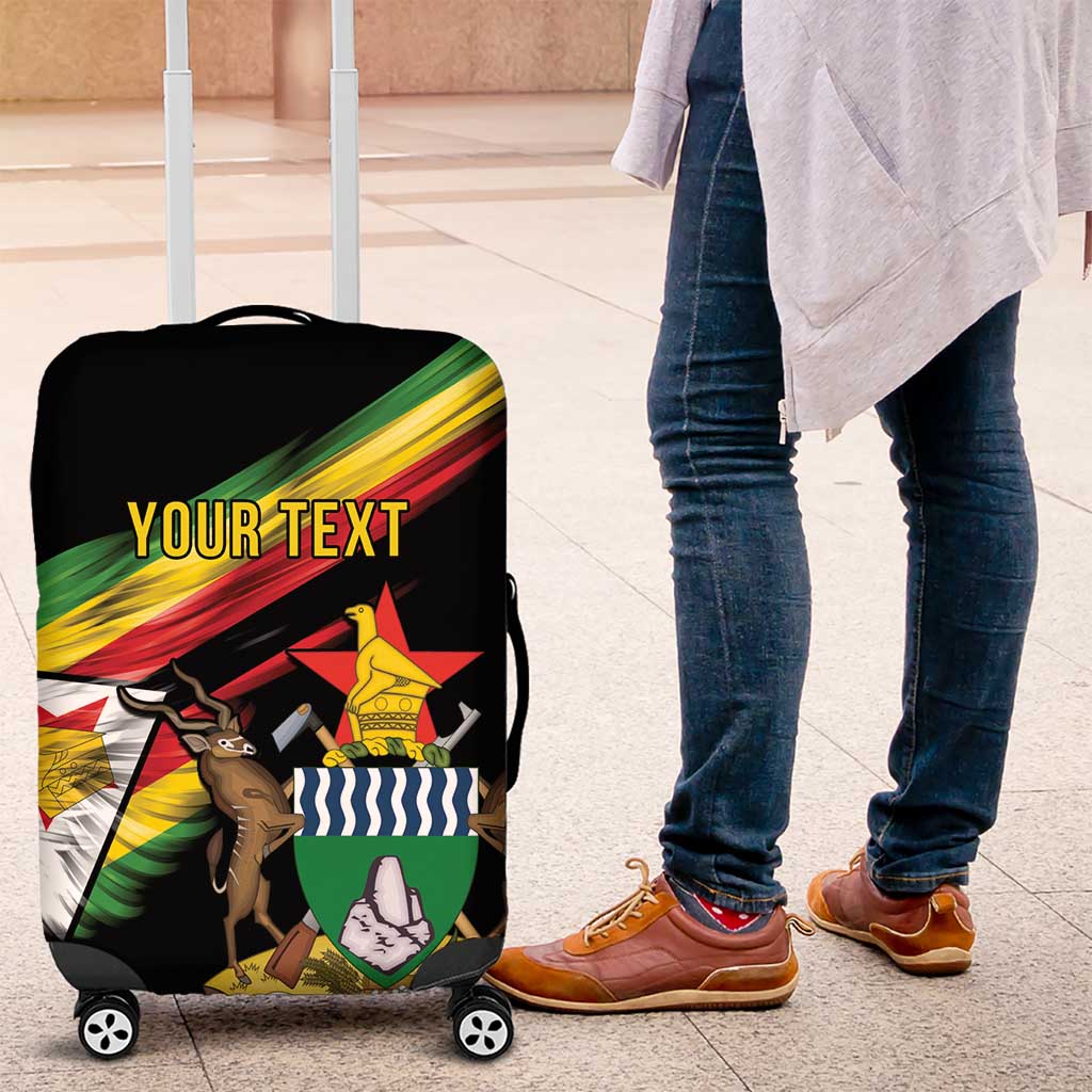 Zimbabwe Wings Flag Luggage Cover Proudly Zimbabwean LT9