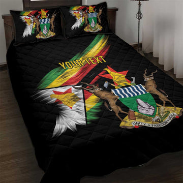 Zimbabwe Wings Flag Quilt Bed Set Proudly Zimbabwean LT9