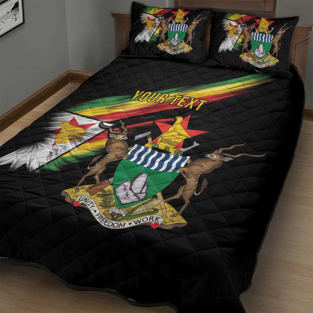 Zimbabwe Wings Flag Quilt Bed Set Proudly Zimbabwean LT9