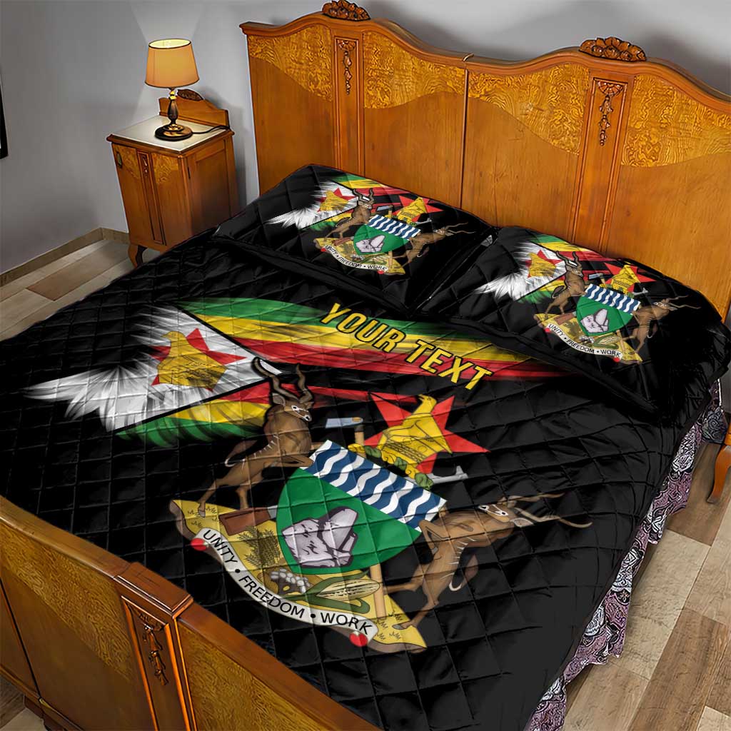 Zimbabwe Wings Flag Quilt Bed Set Proudly Zimbabwean LT9