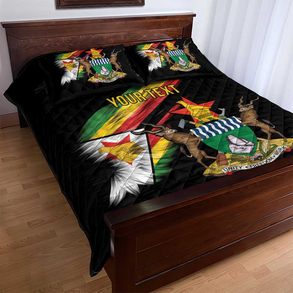 Zimbabwe Wings Flag Quilt Bed Set Proudly Zimbabwean LT9
