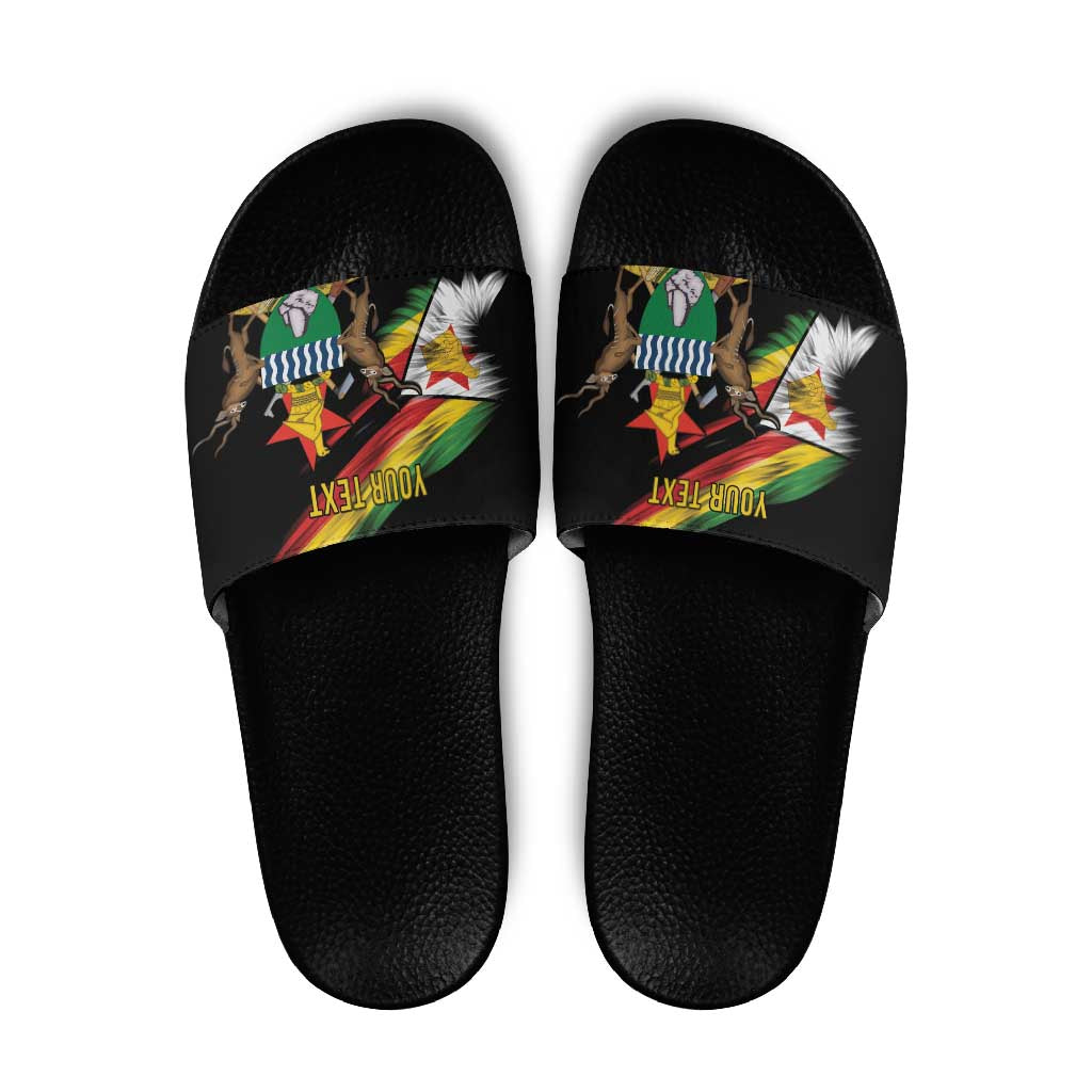 Zimbabwe Wings Flag Slide Sandals Proudly Zimbabwean LT9