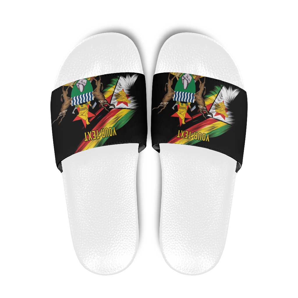 Zimbabwe Wings Flag Slide Sandals Proudly Zimbabwean LT9
