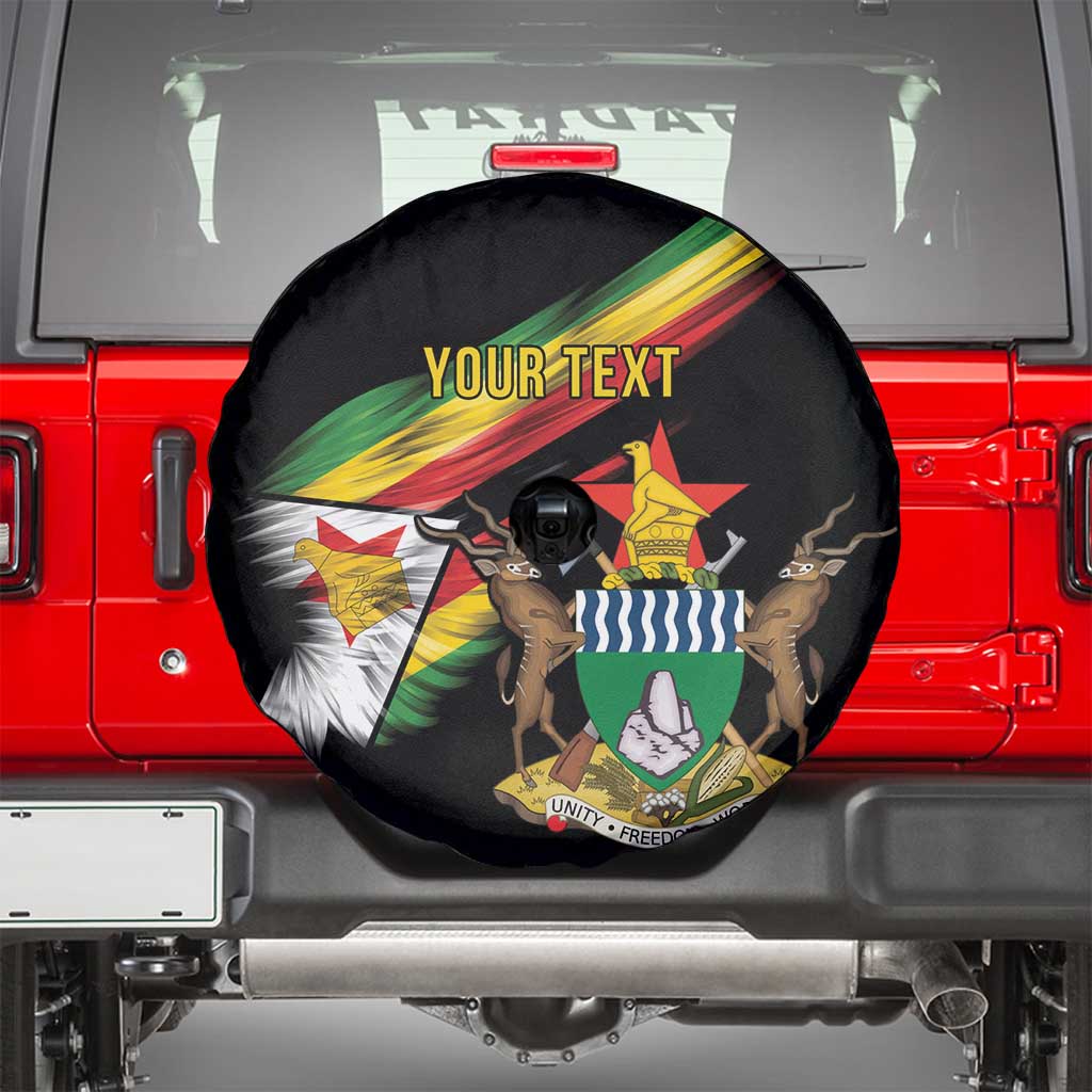 Zimbabwe Wings Flag Spare Tire Cover Proudly Zimbabwean LT9