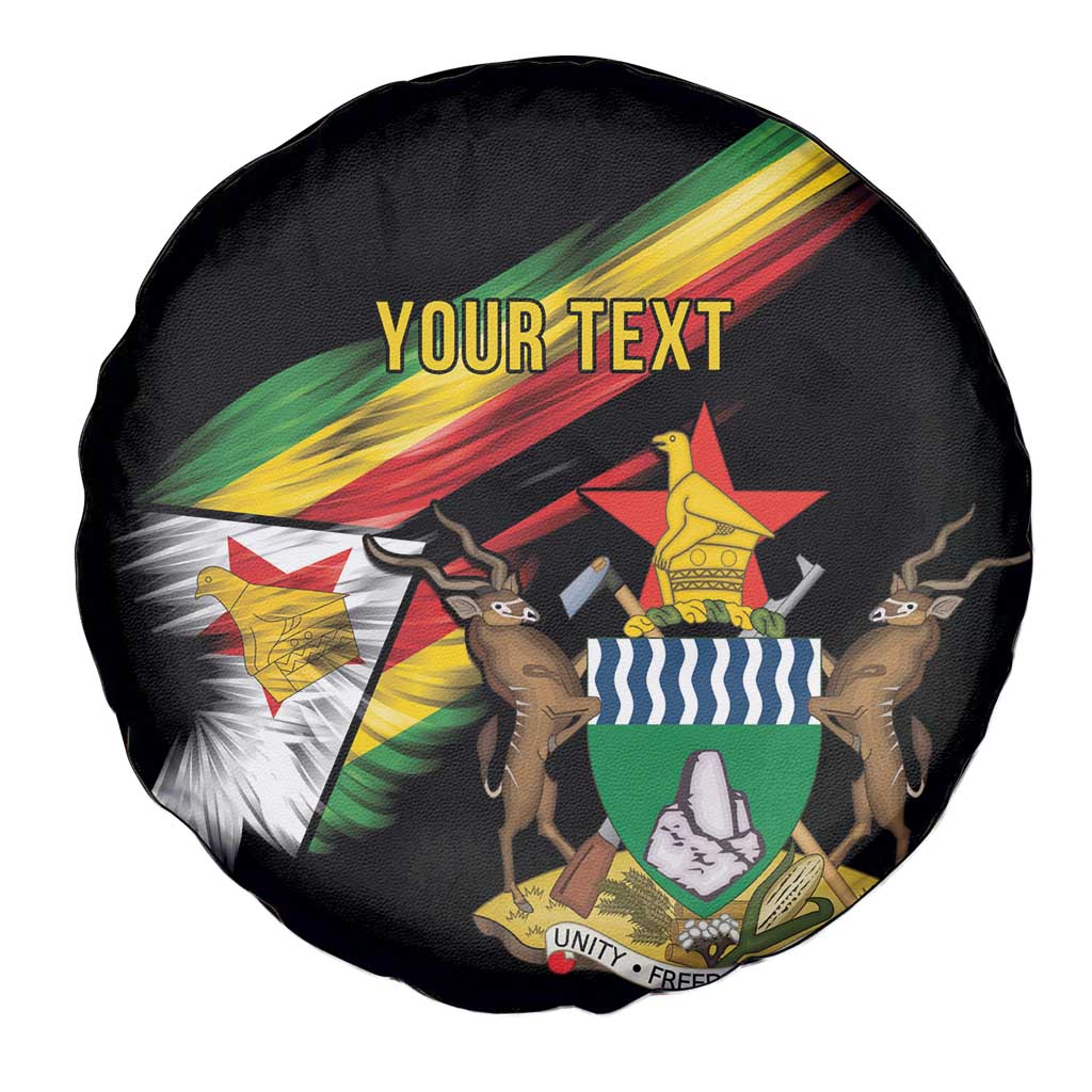 Zimbabwe Wings Flag Spare Tire Cover Proudly Zimbabwean LT9