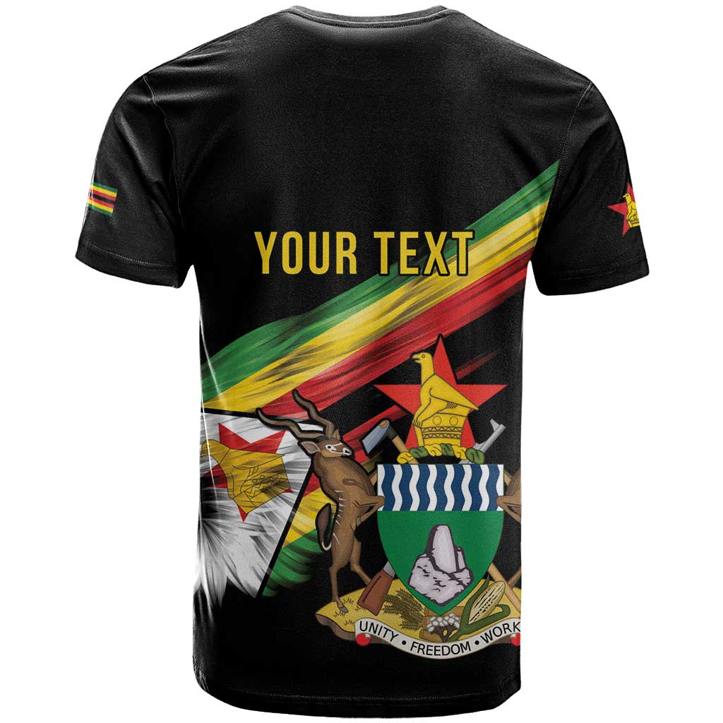 Zimbabwe Wings Flag T shirt Proudly Zimbabwean LT9