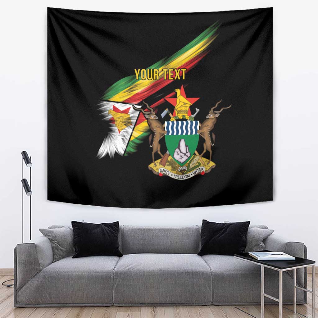 Zimbabwe Wings Flag Tapestry Proudly Zimbabwean LT9