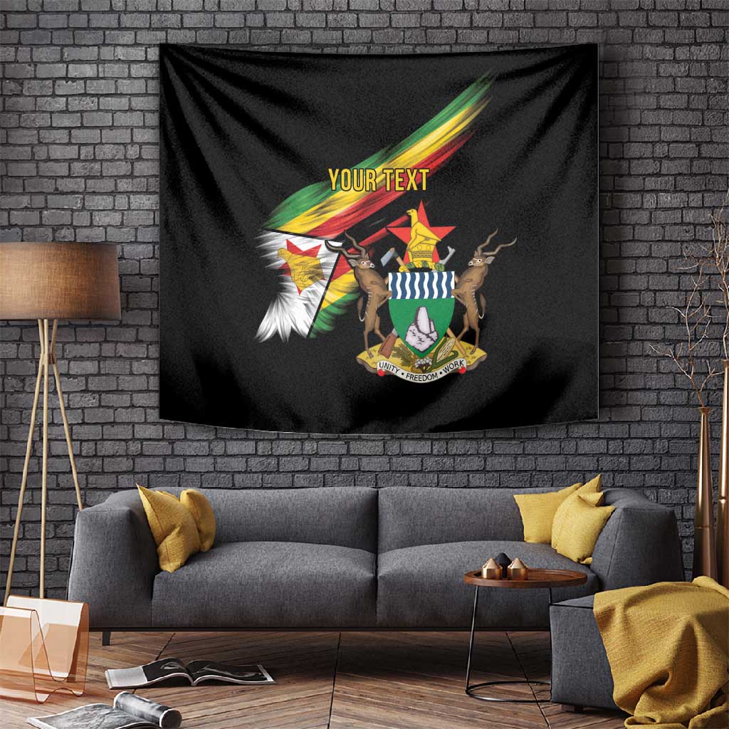 Zimbabwe Wings Flag Tapestry Proudly Zimbabwean LT9