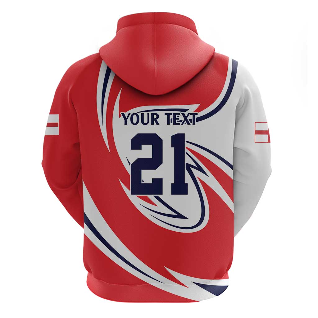 England Lion Mascot Cricket Custom Hoodie Unique Pattern LT9