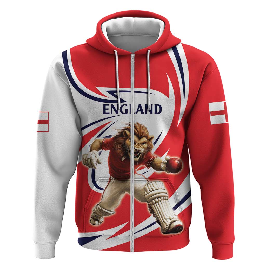 England Lion Mascot Cricket Custom Hoodie Unique Pattern LT9