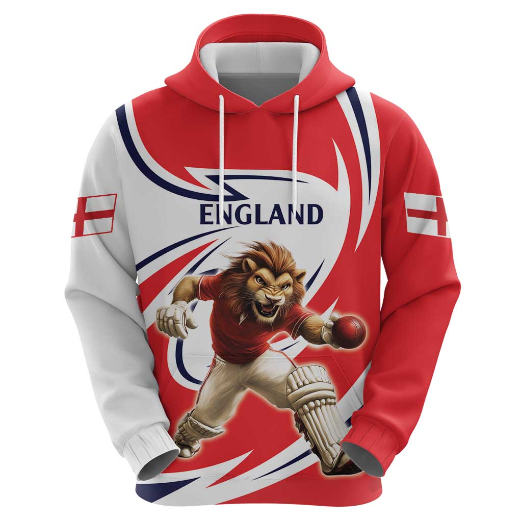 England Lion Mascot Cricket Custom Hoodie Unique Pattern LT9