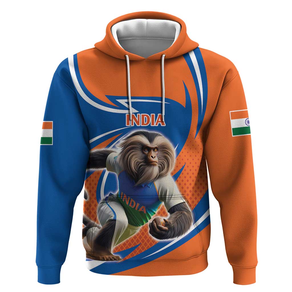 Indian Nilgiri Langur Cricket Custom Hoodie Unique Pattern LT9