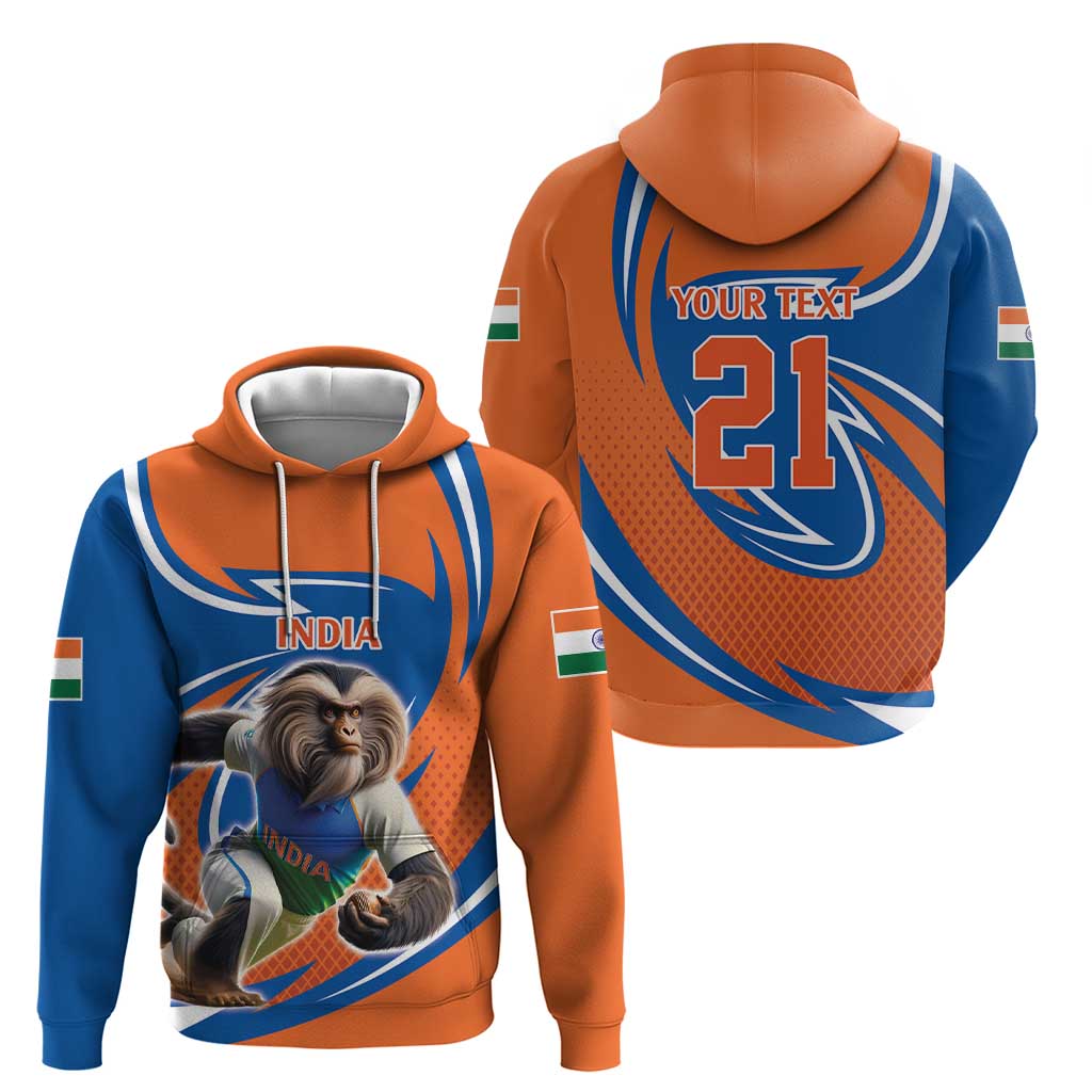 Indian Nilgiri Langur Cricket Custom Hoodie Unique Pattern LT9