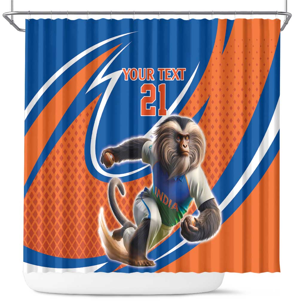 Indian Nilgiri Langur Cricket Custom Shower Curtain Unique Pattern LT9