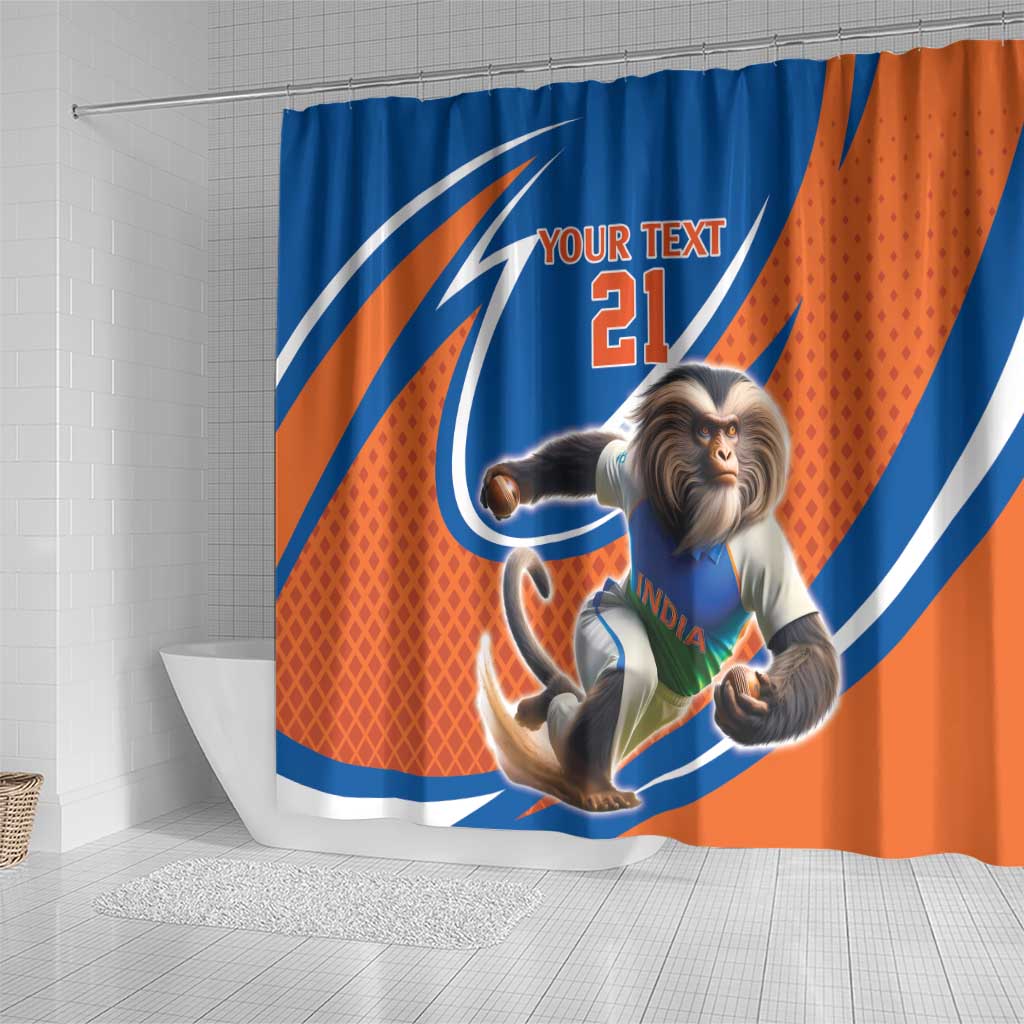 Indian Nilgiri Langur Cricket Custom Shower Curtain Unique Pattern LT9