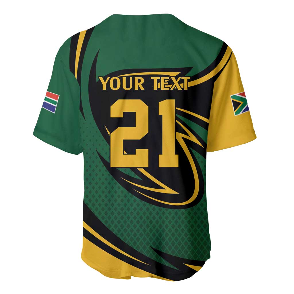 Secretary Bird South Africa Cricket Custom Baseball Jersey Unique Pattern LT9